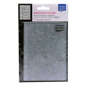 Vaessen Creative - Embossingfolder "Mehrfachkreise" - Prägefolder