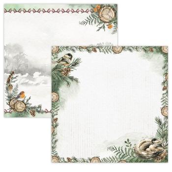 Studio Light - Designpapier  - Winter garden scrap set Background paper
