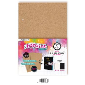 Studio Light -  Essentials re-fill for The handy size journal Kraft