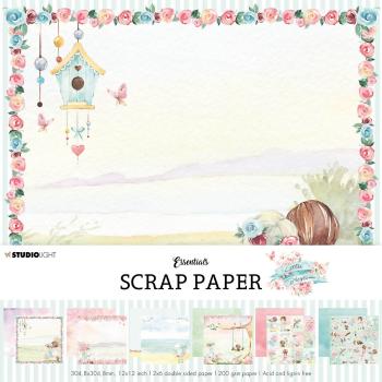 Studio Light - Designpapier  - Little Blossom background scrap paper set