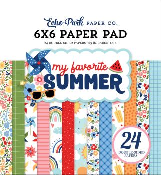 Echo Park "My Favorite Summer" 6x6" Paper Pad