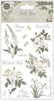 Craft Consortium Belle Fleur Rub On Transfers  