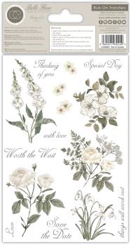 Craft Consortium Belle Fleur Rub On Transfers  