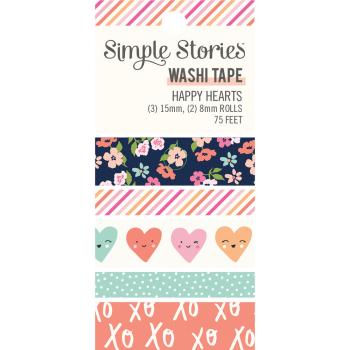 Simple Stories  " Happy Hearts "  Washi Tape