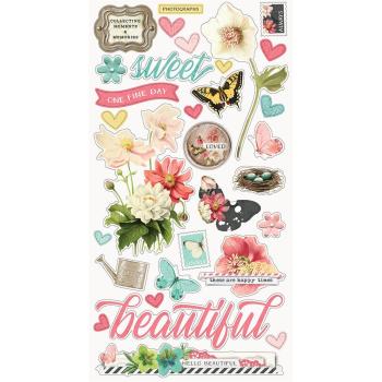 Simple Stories - Stories Simple Vintage Cottage Fields - Chipboard Sticker 