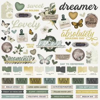 Simple Stories -  Stories Simple Vintage Weathered Garden  - Cardstock Sticker 