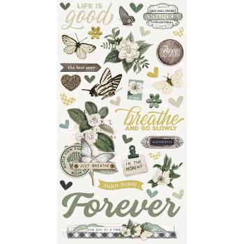 Simple Stories - Stories Simple Vintage Weathered Garden - Chipboard Sticker 