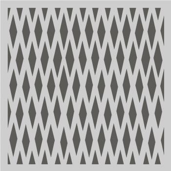 Preview: Simple Stories Simple Vintage Weathered Garden Stencil Lattice  - Schablone