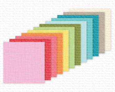 My Favorite Things Colorful Canvas 6x6 Inch Paper Pad