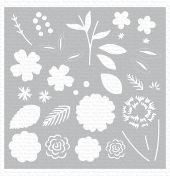 My Favorite Things "Flower Bouquet Builder" Stencil 6x6"