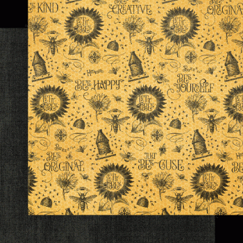 Graphic 45 "Let it Bee" 12x12" Patterns & Solid Pad