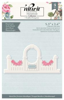 Crafters Companion -Homebody Metal Die Floral Arch - Stanze