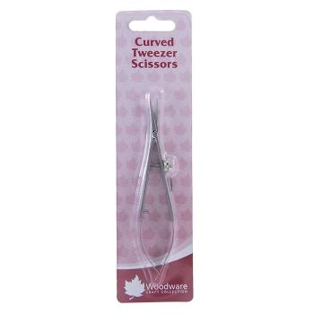 Woodware Tweezer Scissors Curved Blades (WW2798C) 
