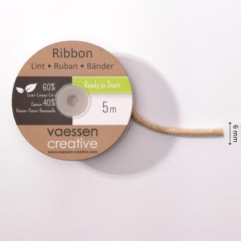 Vaessen Naturband " Cotton Line Cord 5mx6mm" 