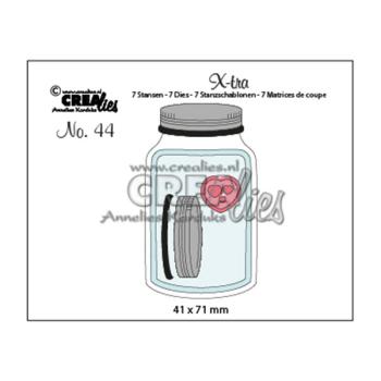 Crealies - X-tra Stanzschablone Glas mit Deckel 