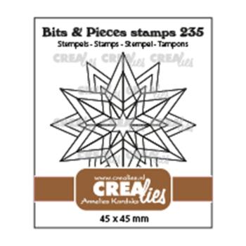 Crealies - Bits - Pieces stamps Rosette starlight 
