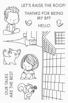 My Favorite Things Stempelset "Shout It from the Rooftops" Clear Stamp Set