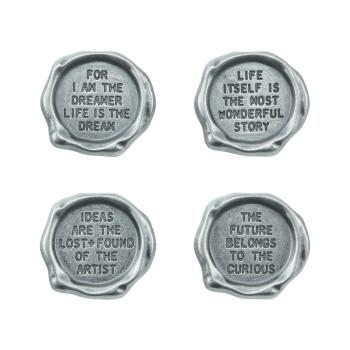 Tim Holtz - Idea Ology " Quote Seals" - Metallsiegel