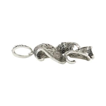 Tim Holtz - Idea Ology " Assemblage Pendant Ruffled Floral" - Metall Charms Blüte mit Strasssteinen