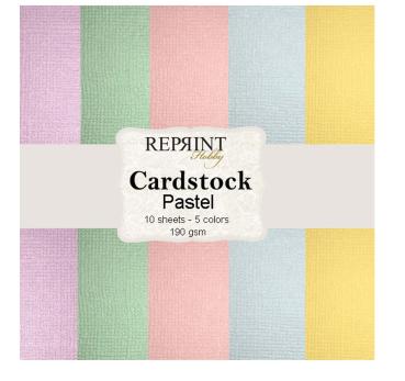 Reprint Cardstock Pastel 12x12 Inch Paper Pack 