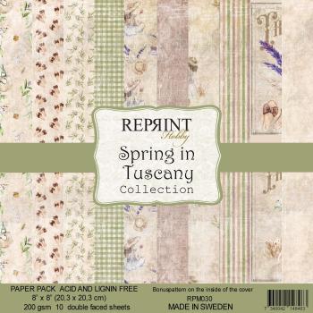 Reprint Spring in Tuscany 8x8 Inch Paper Pack 