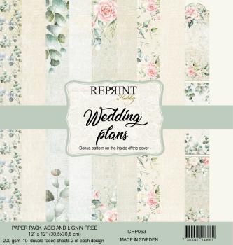 Reprint Wedding Plans 12x12 Inch Paper Pack 