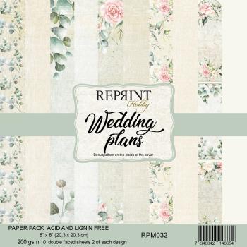 Reprint Wedding Plans 8x8 Inch Paper Pack 