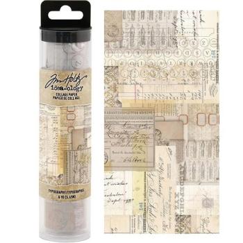 Tim Holtz - Idea Ology "Collage Paper Typography" 