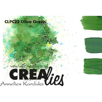 Crealies - Pigment Colorzz Olivgrün - Pigmentpulver