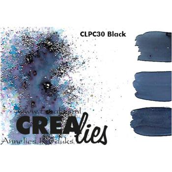 Crealies - Pigment Colorzz Schwarz - Pigmentpulver