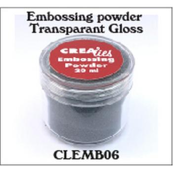 Crealies - Embosing Powder Transparant Gloss - Embossingpowder