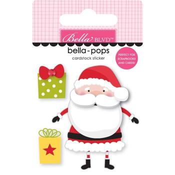 Bella BLVD is for Santa Bella Pops -3 D Sticker