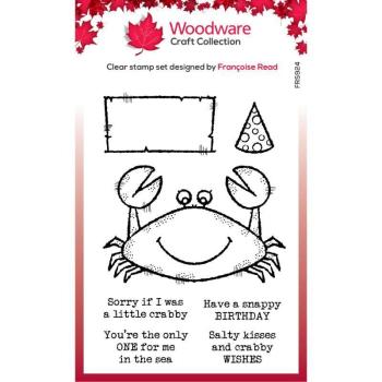 Woodware Mr Crab   Clear Stamps - Stempel 