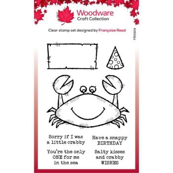 Woodware Mr Crab Clear Stamps - Stempel 