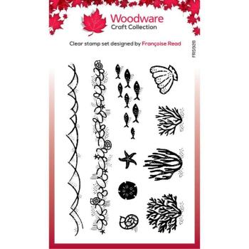 Woodware Sea Elements   Clear Stamps - Stempel 
