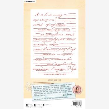 Studio Light - Schablone - Written Note Page