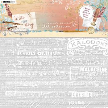 Studio Light -  Write Your Story Acetate Sheets Newspaper - Transparentpapier 