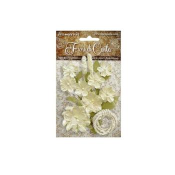 Stamperia Gardenia and Spring  Papierblumen 
