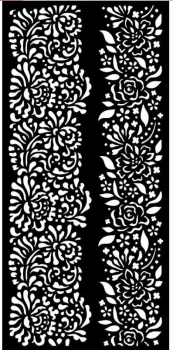 Stamperia Schablone - Stencil "Garden of Promises Borders" - Schablone