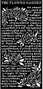 Stamperia Schablone - Stencil "Garden of Promises The Flower Garden" - Schablone