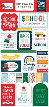 Echo Park "First Day Of School" Chipboard - Sticker