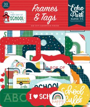 Echo Park "First Day Of School" Frames & Tags