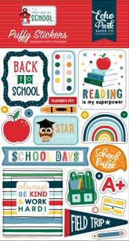 Echo Park " First Day Of School" Puffy Stickers