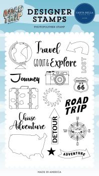 Carta Bella "Lost" Stempelset - Clear Stamp-Set