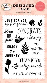 Carta Bella "My Dear Friend" Stempelset - Clear Stamp-Set