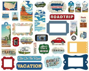 Carta Bella "Road Trip" Frames & Tags