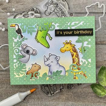 Heffy Doodle Go Wild Frame  Cutting Dies - Stanze  