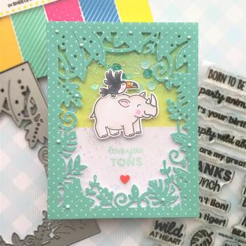 Heffy Doodle Go Wild Frame  Cutting Dies - Stanze  