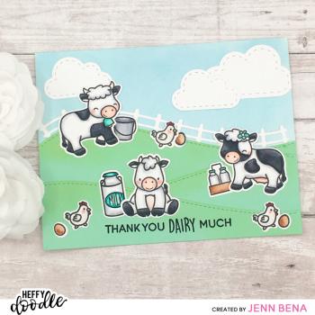 Heffy Doodle Udderly Fabulous   Clear Stamps - Stempel 