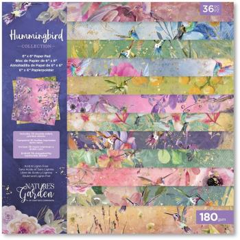 Crafters Companion -Hummingbird- 6" Paper Pack